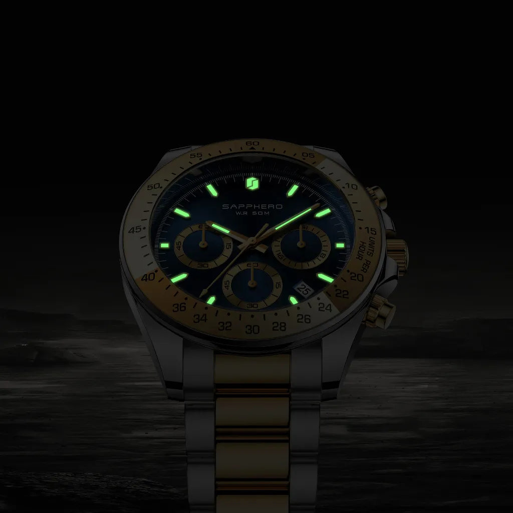 Relogio-Masculino-Sapphero-Imperium-Gold-com-os-ponteiros-neon