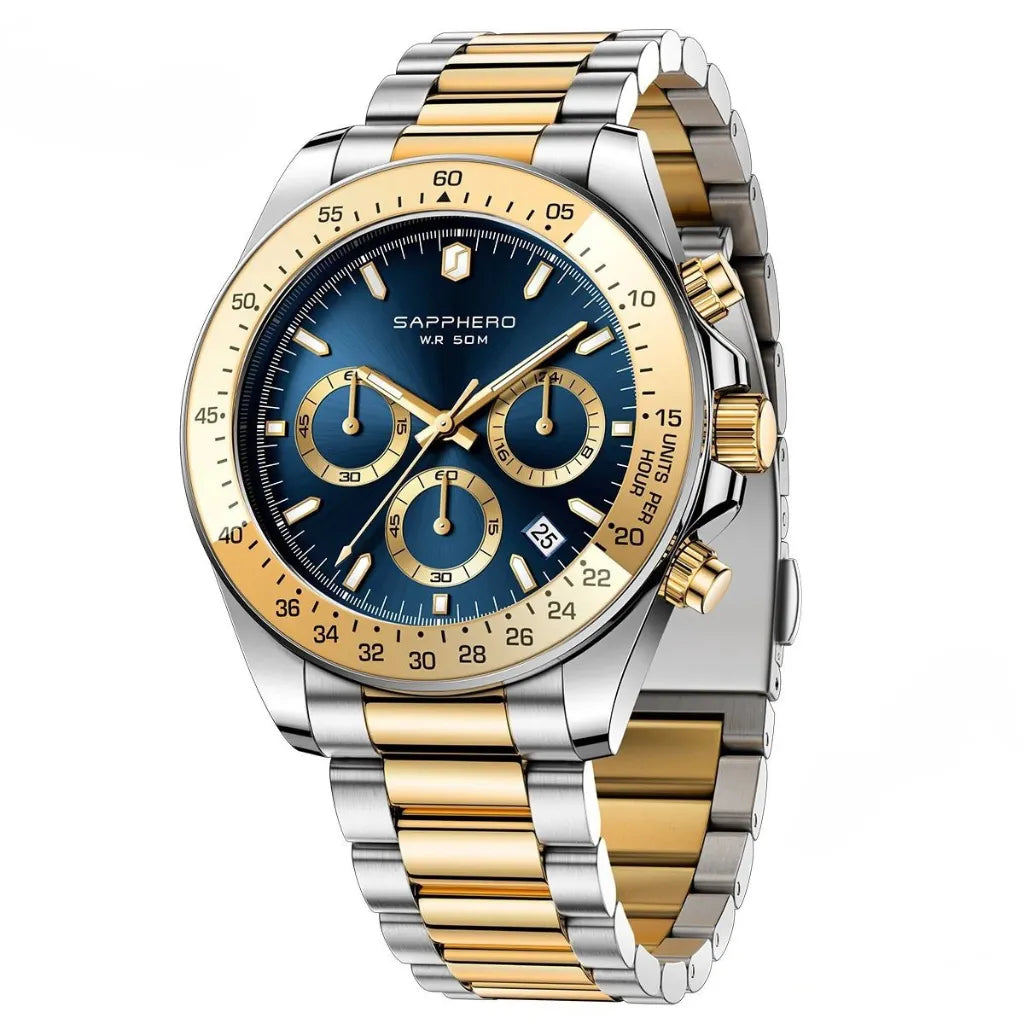 Relogio-Masculino-Sapphero-Imperium-Gold-de-Frente